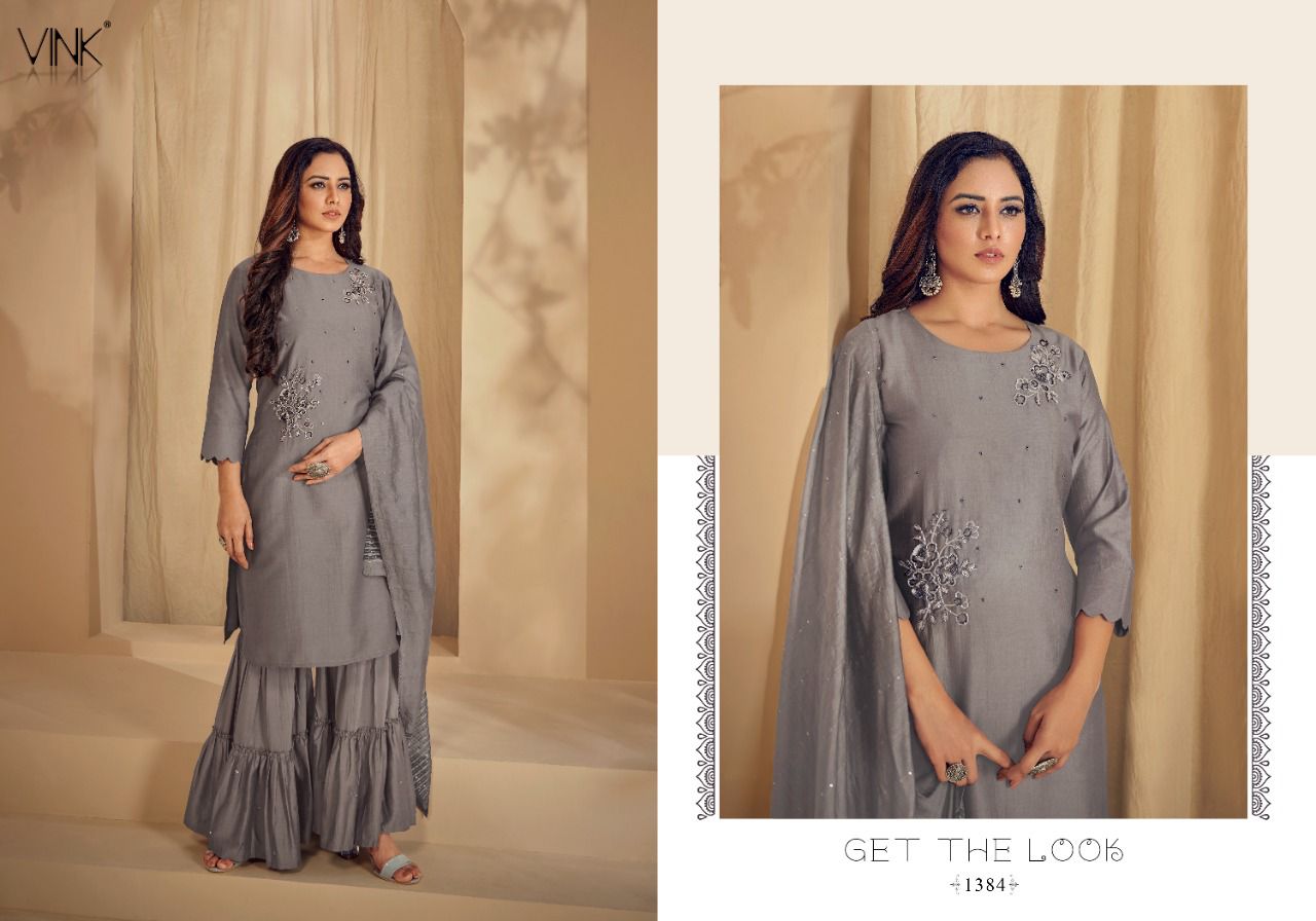 Violin 2 By Vink Readymade Sharara Suits Catalog